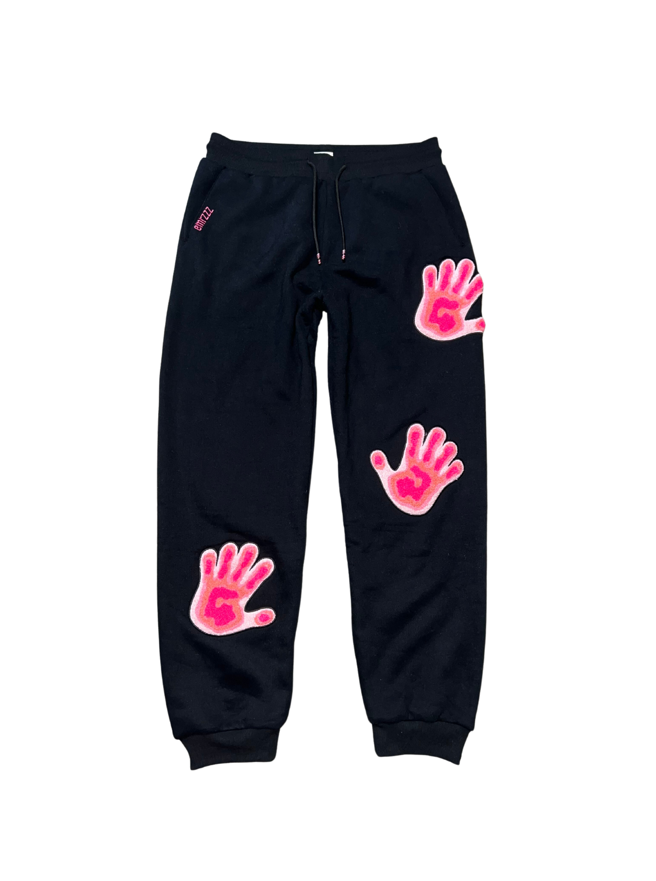 Thermal Sweatpants Black/Pink