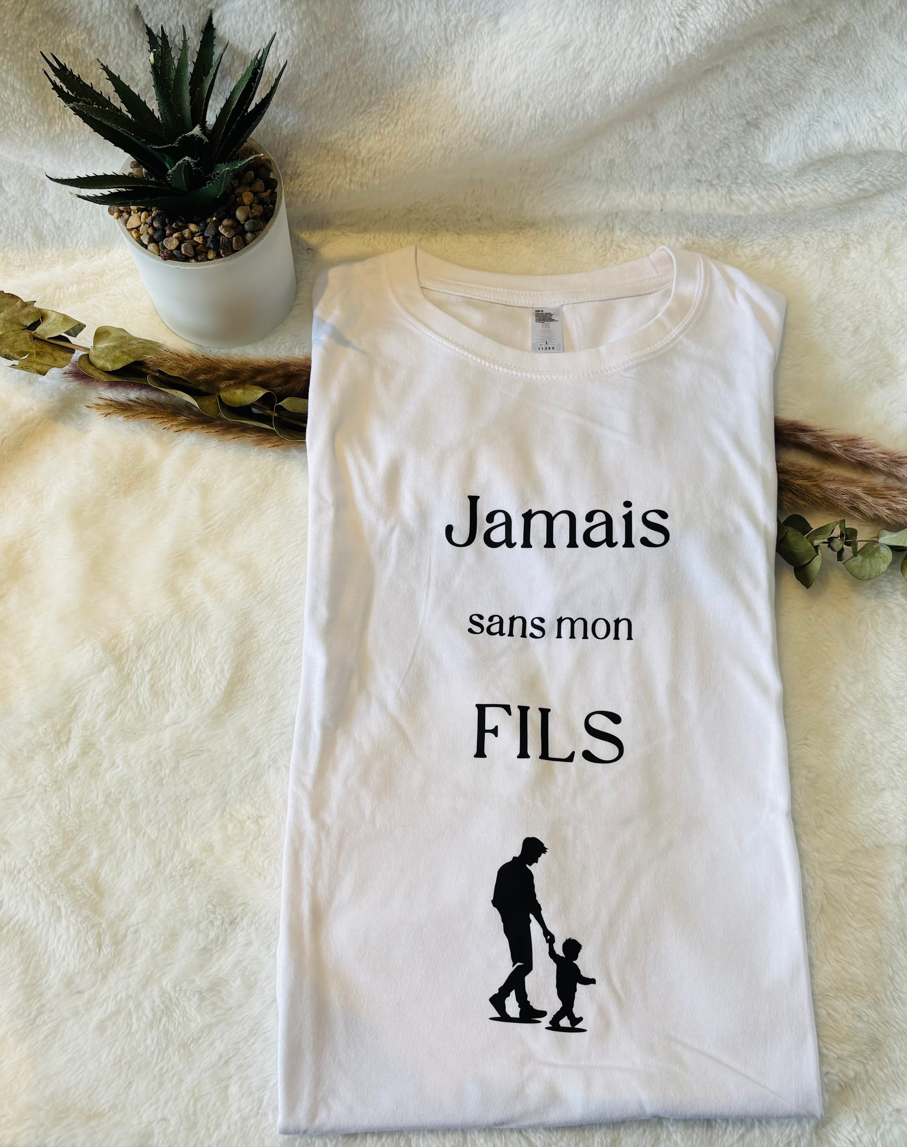 T-shirt Homme, Jamais sans mon Fils