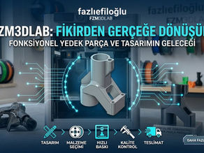 3D Baskı Hizmeti: Fikirlerinizi Ürüne Dönüştürüyoruz.