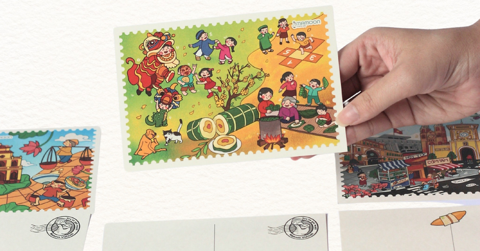 Gửi đi một chiếc postcard, để yêu thương được nối dài trong từng khoảnh khắc đầu năm