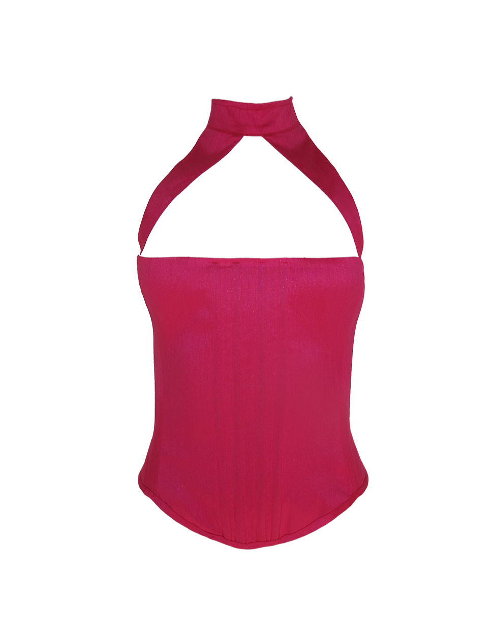Peephole Corset - Fuchsia