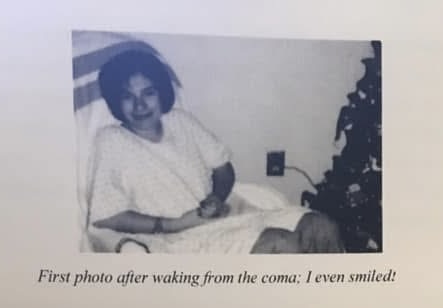 Woke up December 18 from coma and sat up and smiled