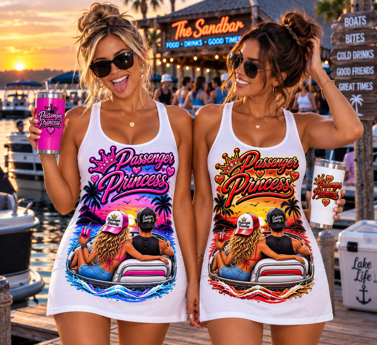 Passenger Princess BoatDaddy Cover-up - Pink