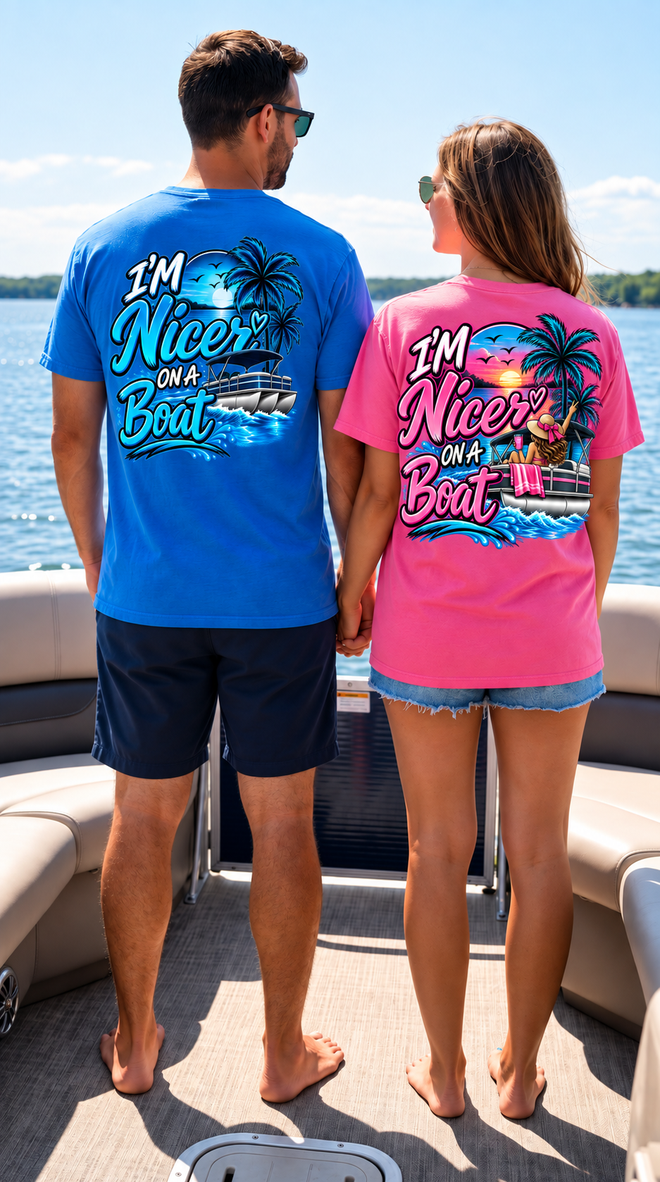 I'm Nicer on a Boat BoatDaddy Women's T-Shirt