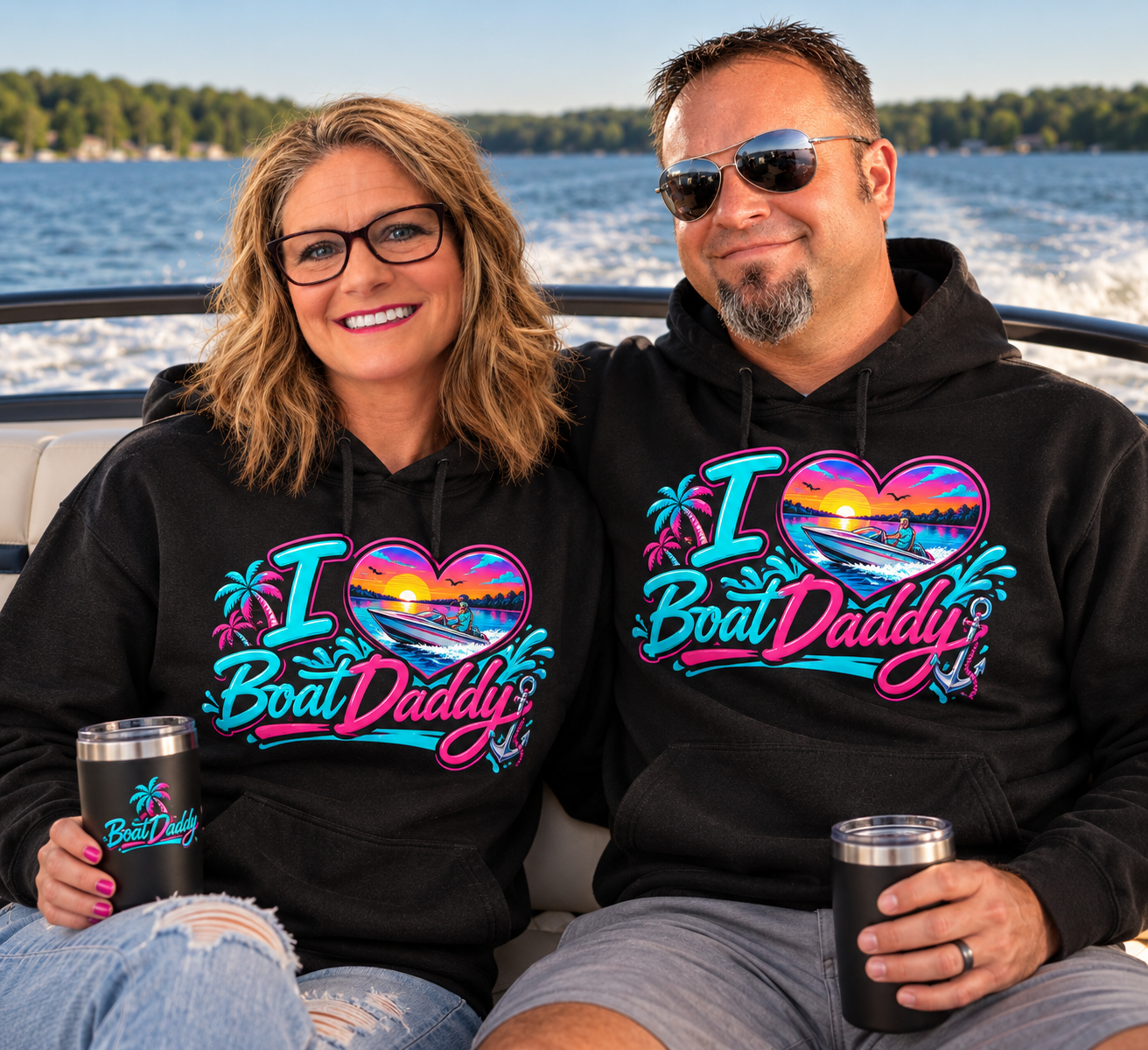 I Love BoatDaddy Hoodie