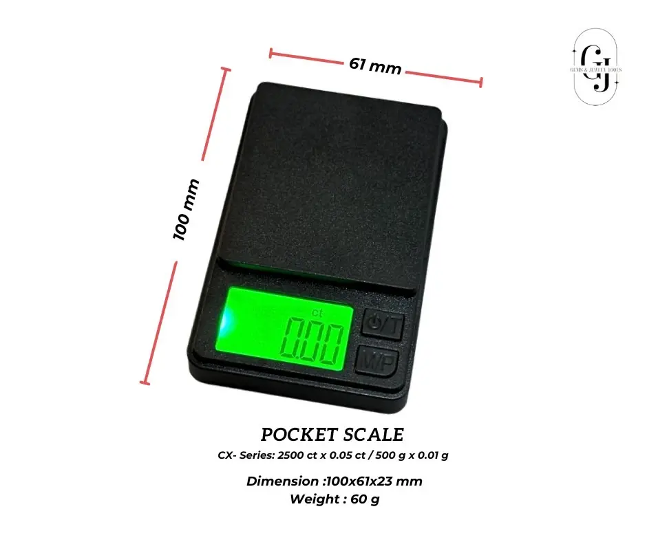 Ultra-Precision Digital Pocket Scale (500g x 0.01g) - Compact and Versatile