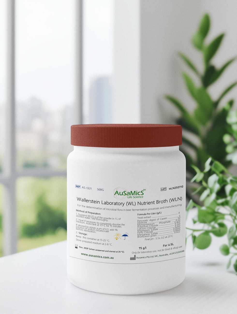 Wallerstein Laboratory (WL) Nutrient Broth (WLN)
