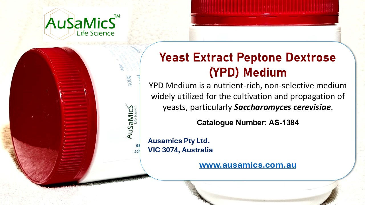 Yeast Extract Peptone Dextrose Agar - YPD Agar - YEPD Agar