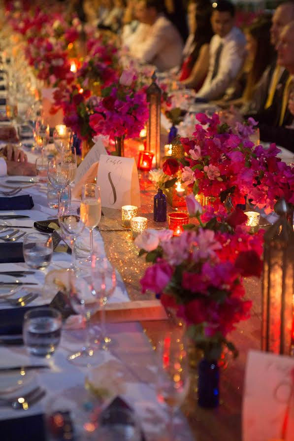 Bougainvilla - wedding table setting