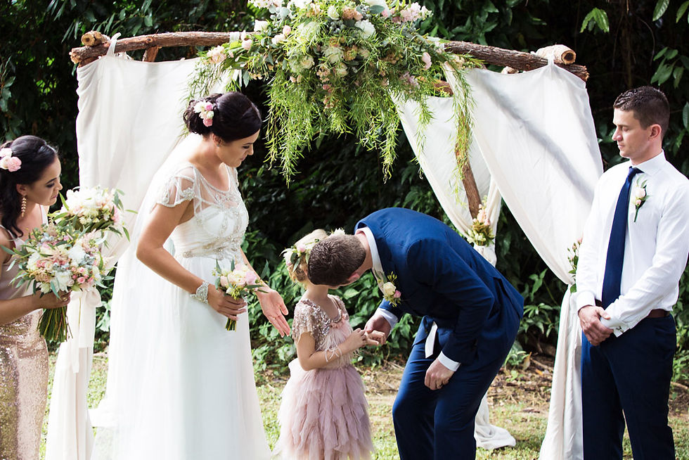 Wedding draped archway - flowers