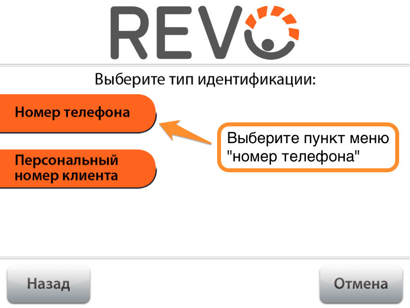 Идентификация — по номеру телефона