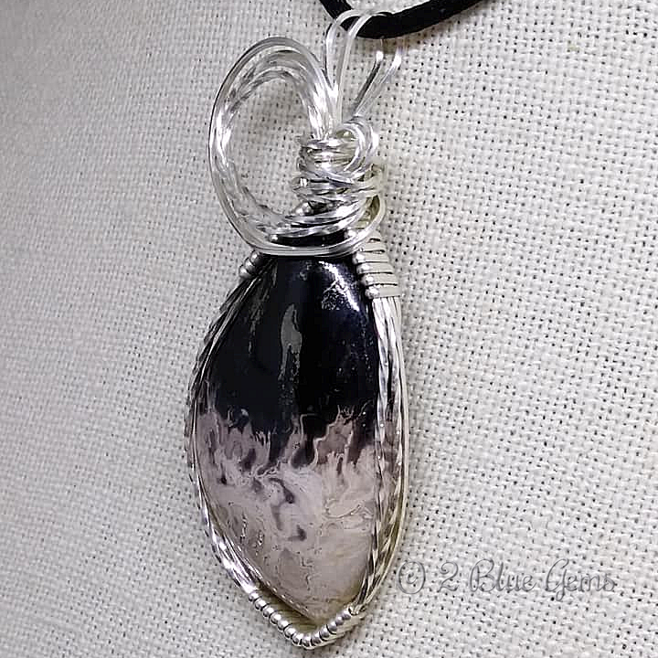 Thumbnail: Petrified Palmwood in Sterling Silver
