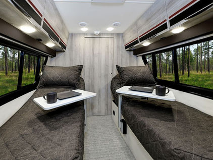 Concourse MT AWD 4S Twin Beds Raised with Trays