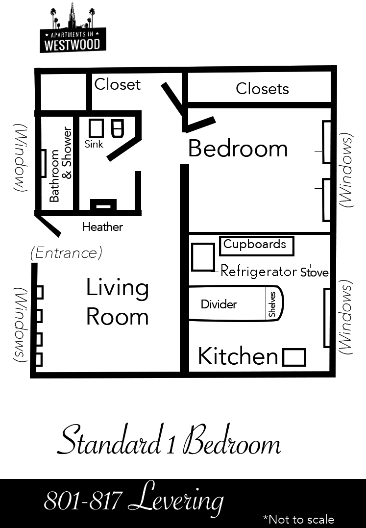 801 #5 Levering: 1 Bedroom $1,800/mo (Furnished/UnFurnished)