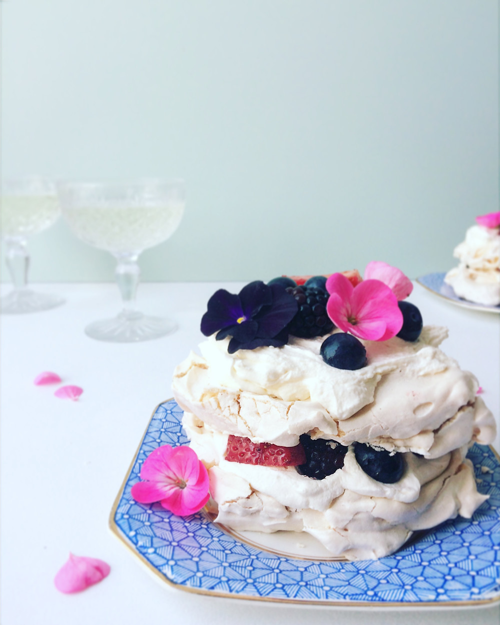 Summer Berry Pavlova - Sky Meadow Bakery blog