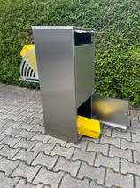 Briefkasten mit Paketbox (Paketbriefkasten) in kompletter Ansicht
