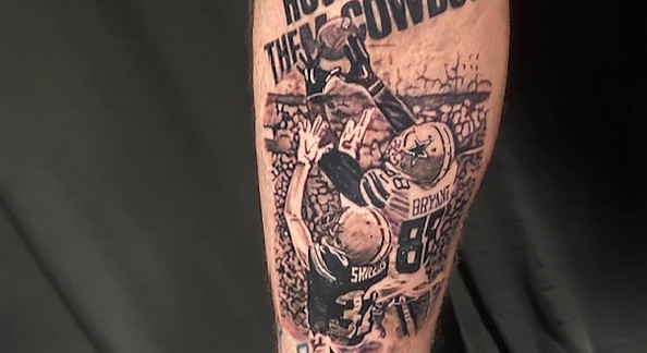 Detailed b&w piece by Chris