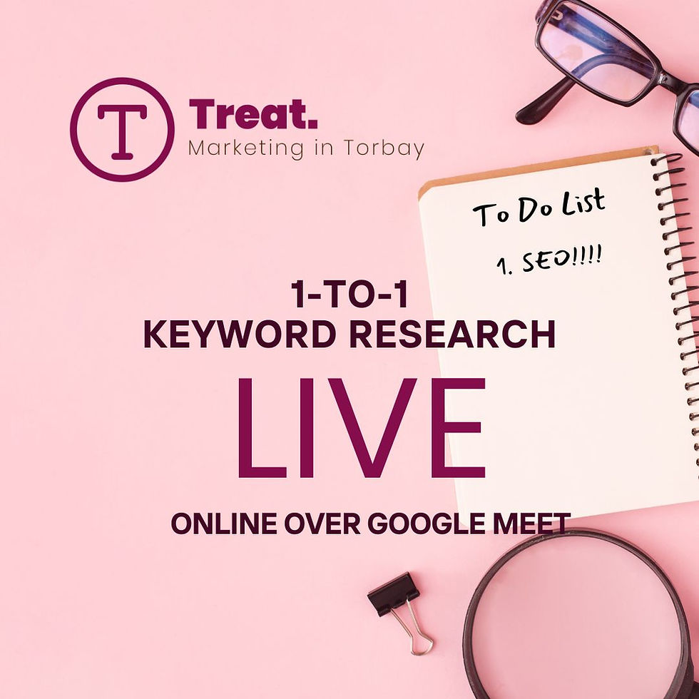 1-to-1 Keyword Research LIVE