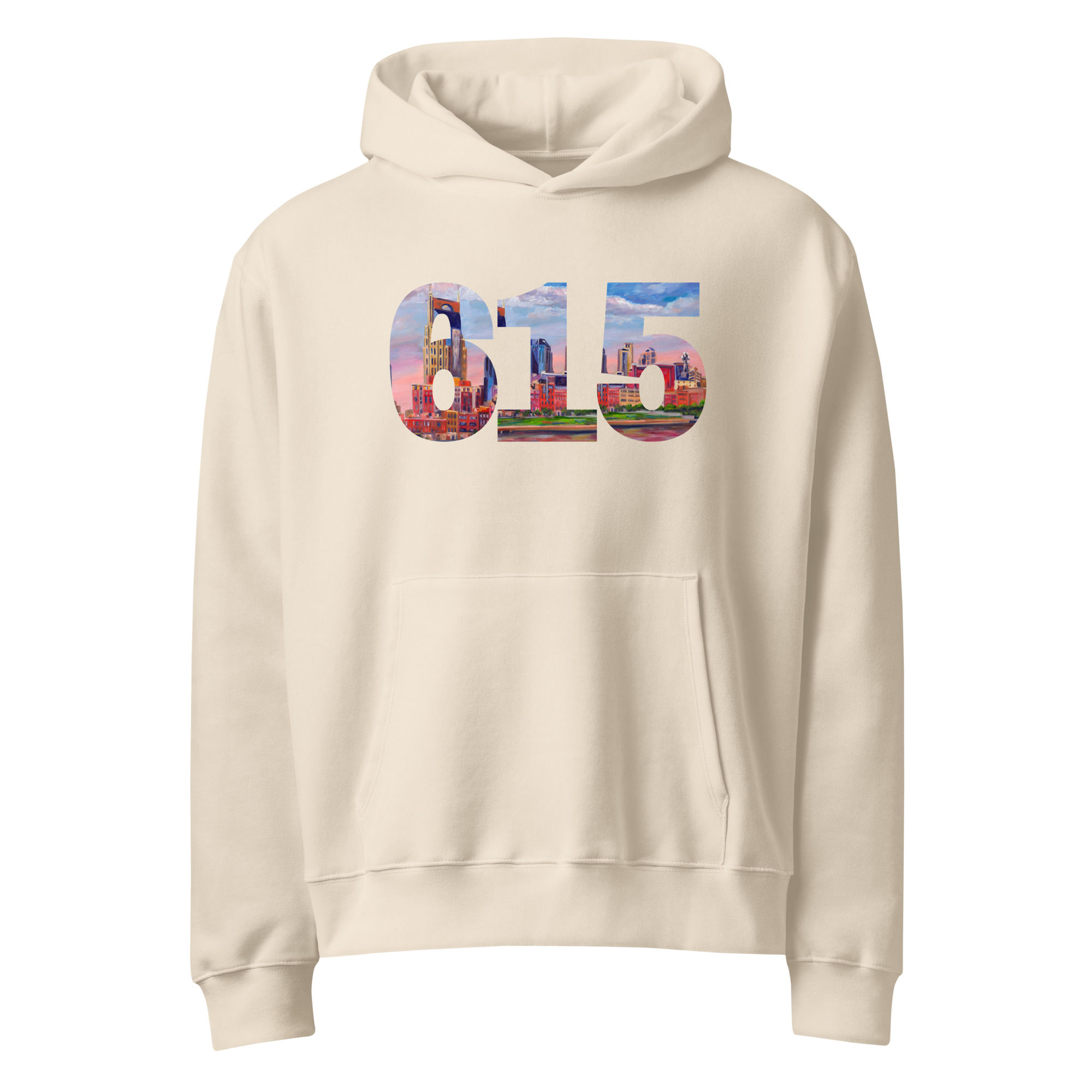 "615 Day" Oversized heavyweight hoodie