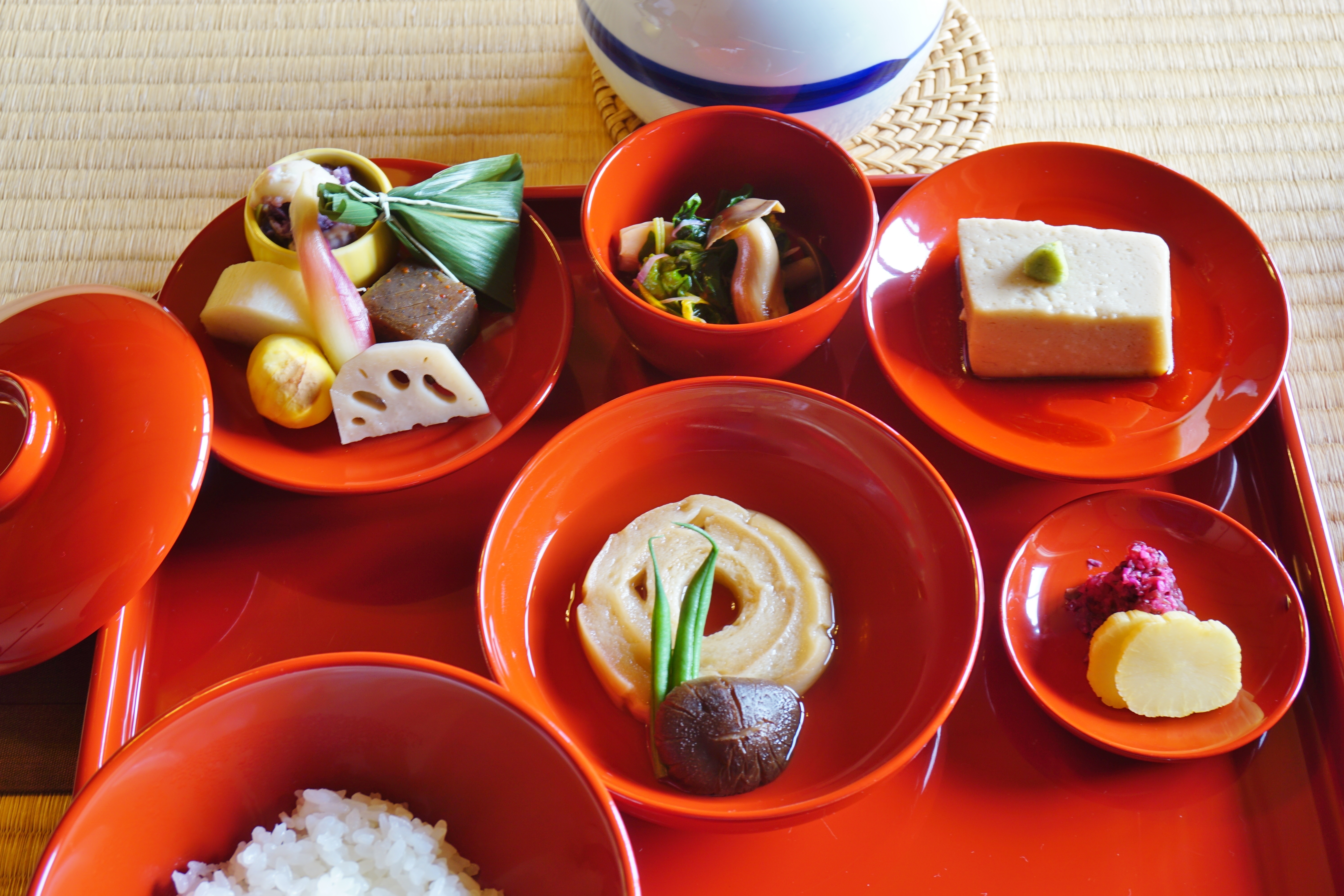 Repas bouddhiste végétarien