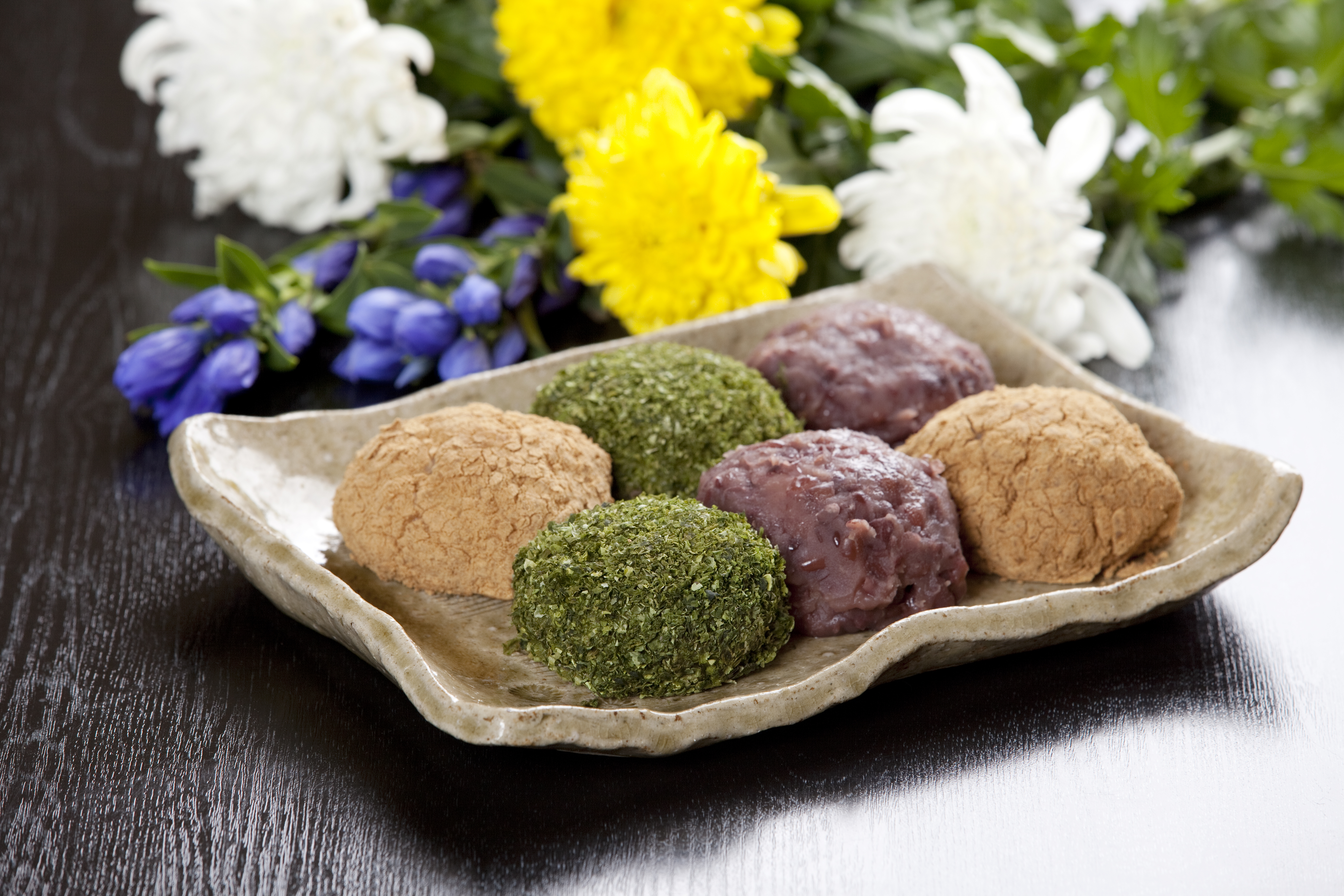 Ohagi - gâteaux de riz japonais