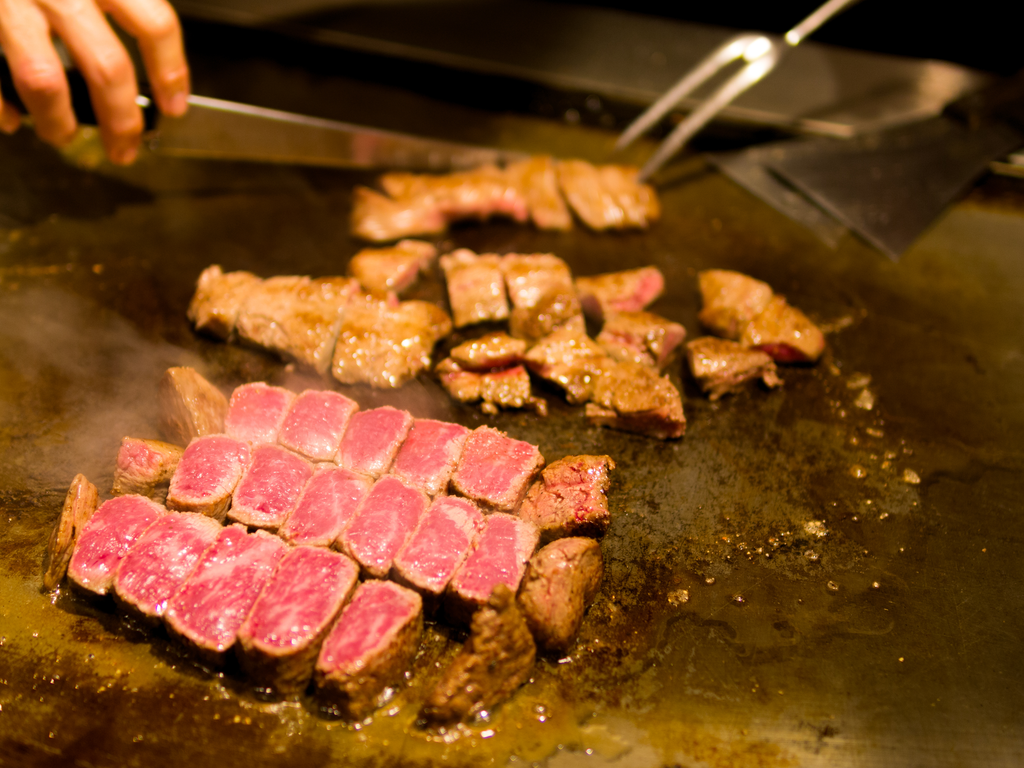 Boeuf de Kobe grillé