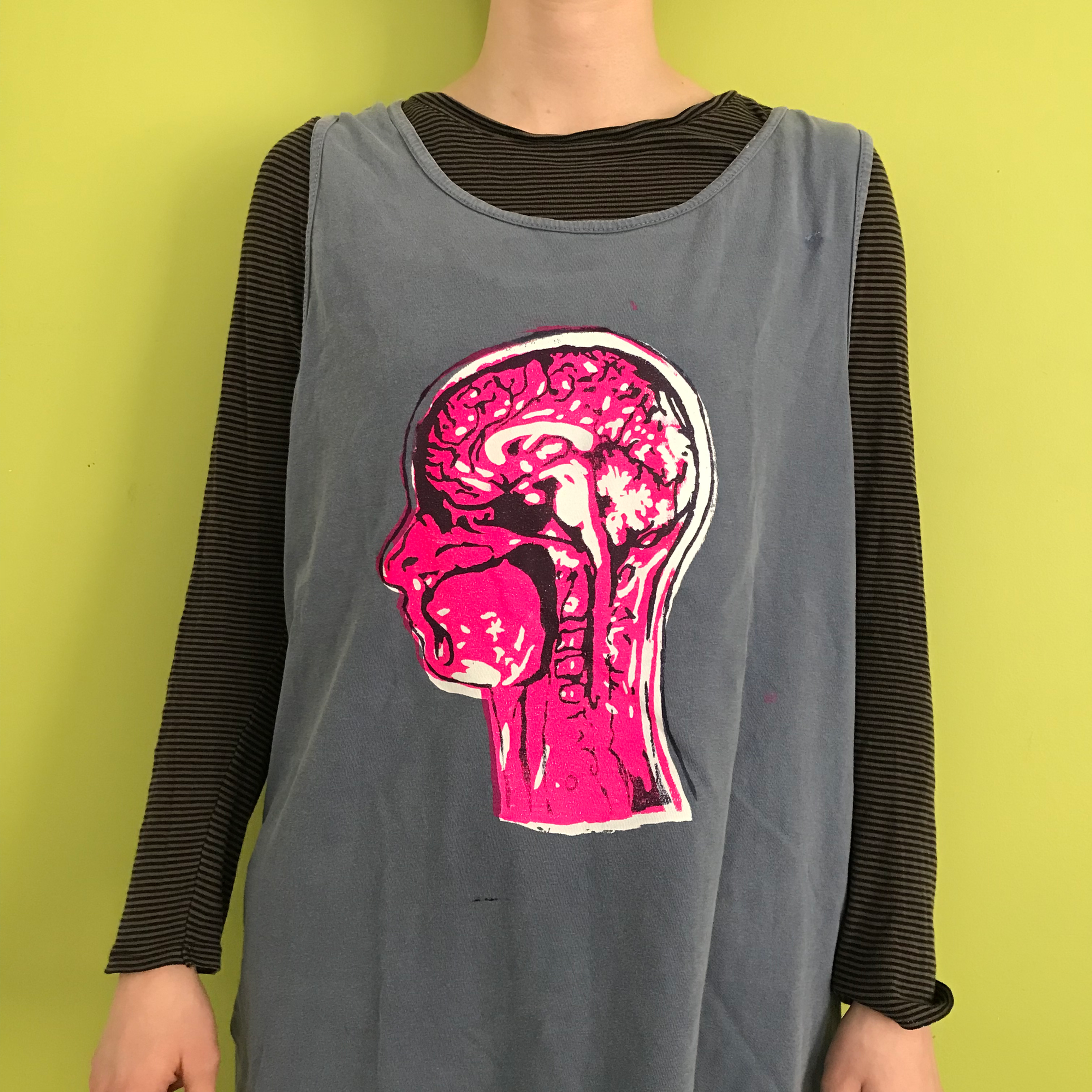 Brain Screenprint Shirt (Three-Layer Registration)