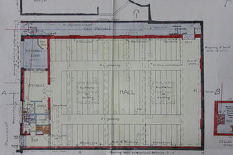 Architect drawing of Electric Cinema.