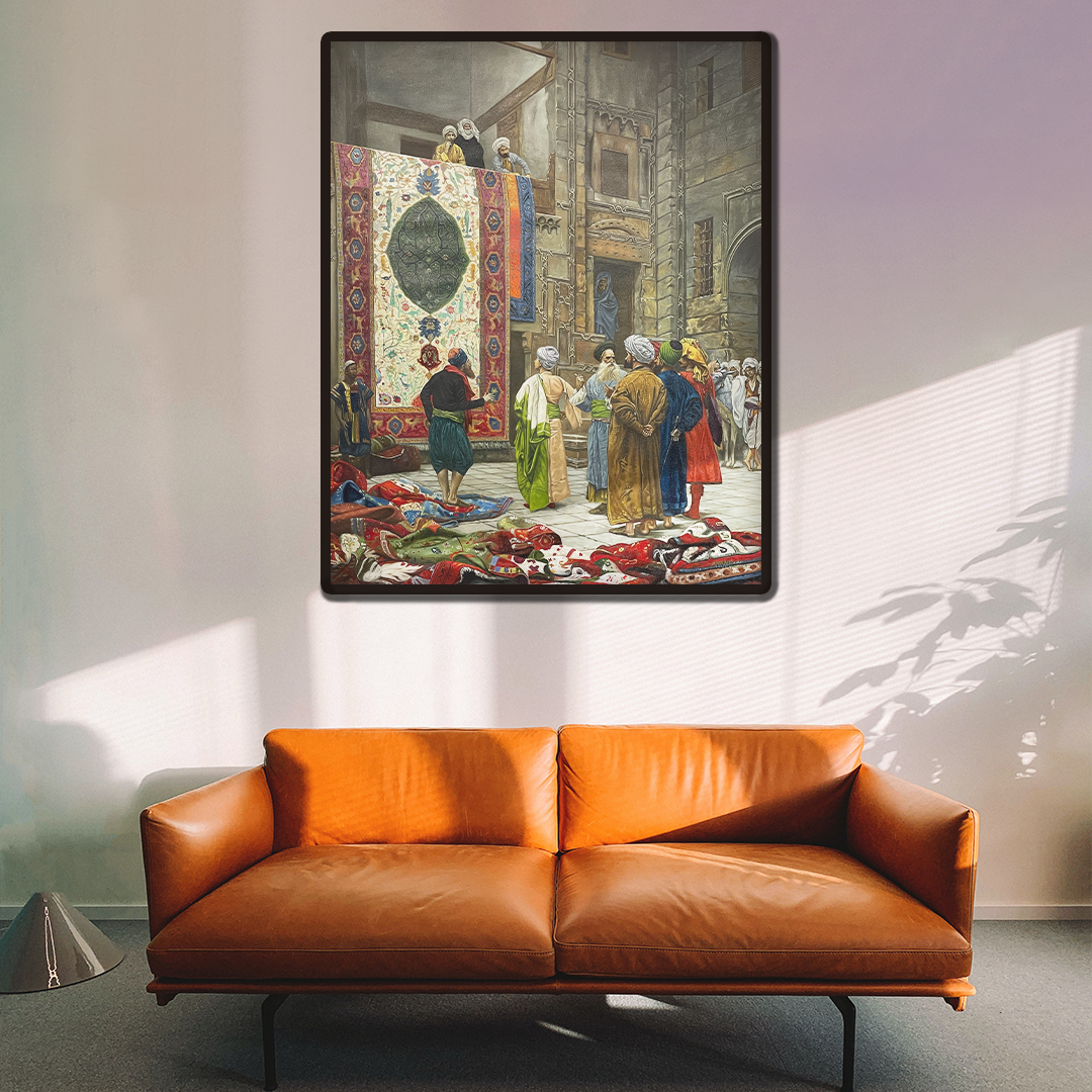 The Carpet Merchant Canvas Rolls Painting