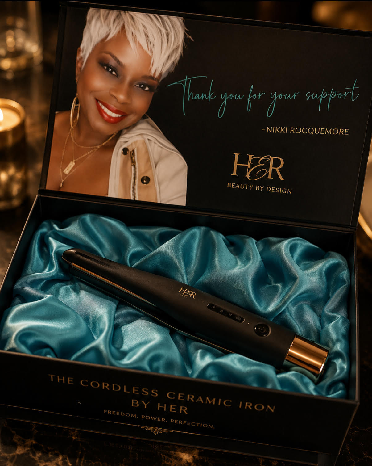 Her Cordless Iron