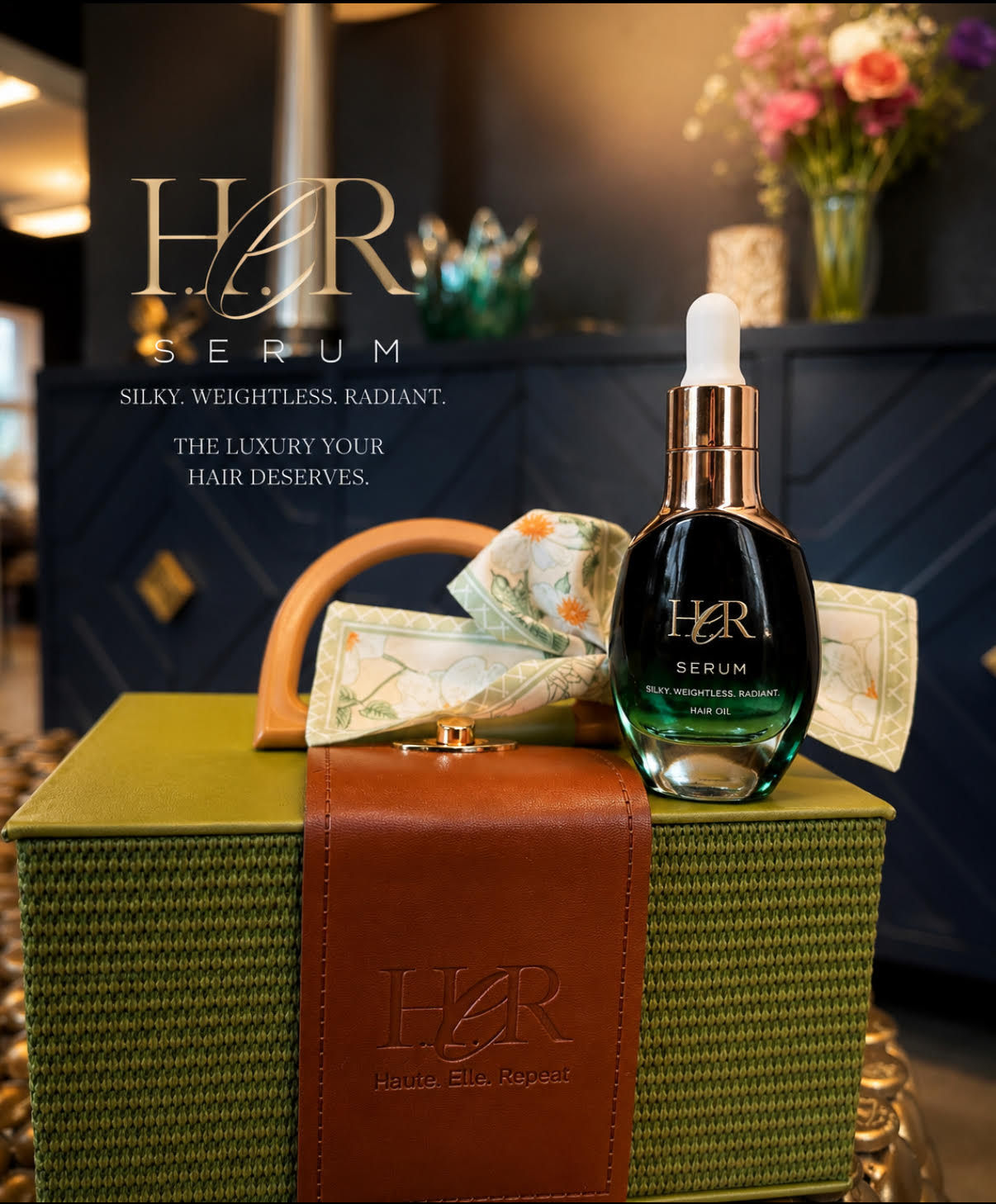 HER Serum with packaging