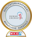 Qualitätssiegel der WKO für Humanenergetik