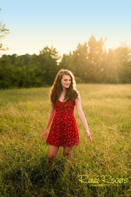 Graduate in golden hour