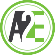 A2E Black Logo