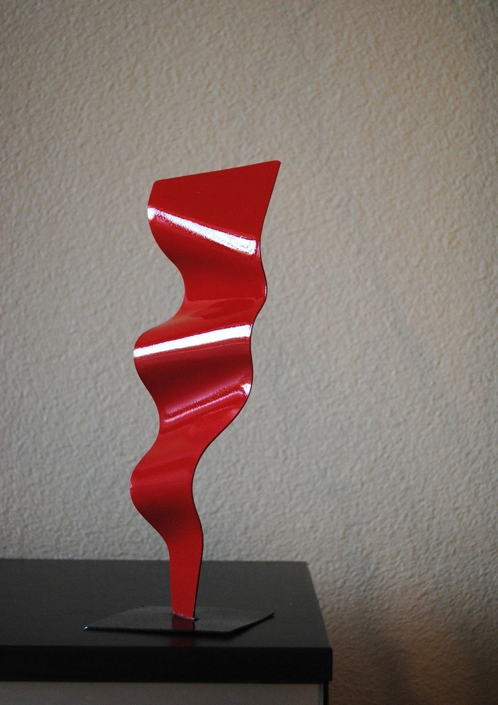 Thumbnail: Divine | Red Modern Metal Sculpture