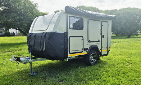 2 Berth light weight hybrid caravan