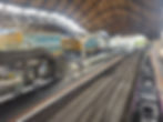 View of Platform 1 from northern end of station