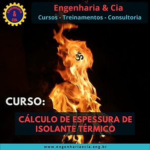 CURSO CÁLCULO DE ESPESSURA DE ISOLANTES TÉRMICOS
