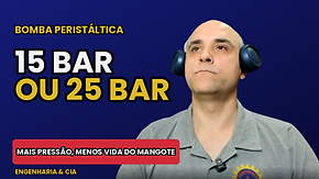 15 BAR VS 25 BAR: BOMBA PERISTÁLTICA