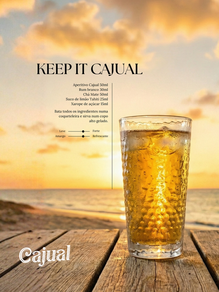Drink Keep it Cajual - Aperitivo Cajual #keepitcajual