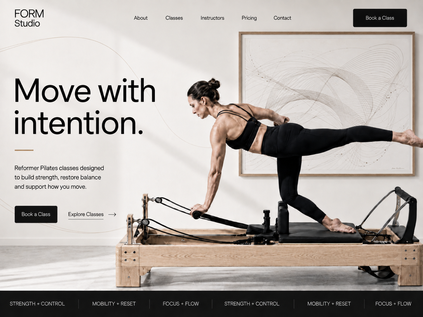 FORM Studio website by Kitoki