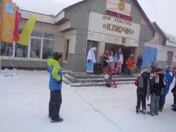 А вот и Баба Яга прилетела на Масленицу!