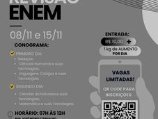 ACÁCIA ARACIENSE promove a Mega Revisão do ENEM 2025