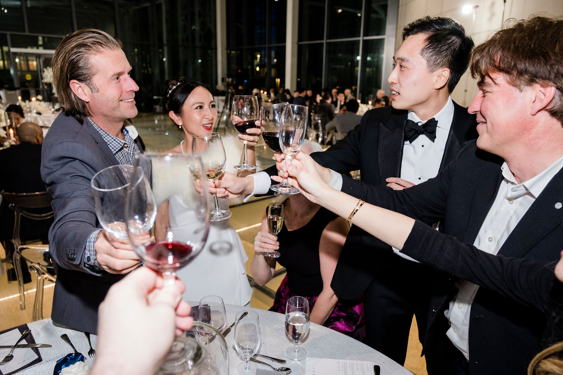 Cheers to the Bride & Groom