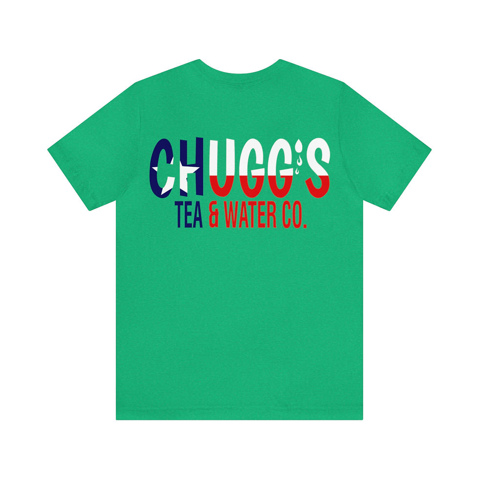 Thumbnail: Texas Flag Chugg's-Bella+Canvas Jersey Short Sleeve Tee