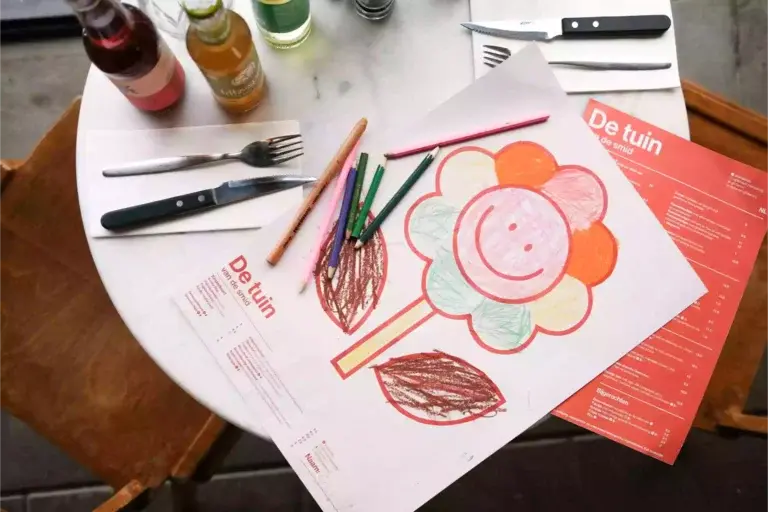 ontbijt of lunch in het restaurant ook voor de kinderen