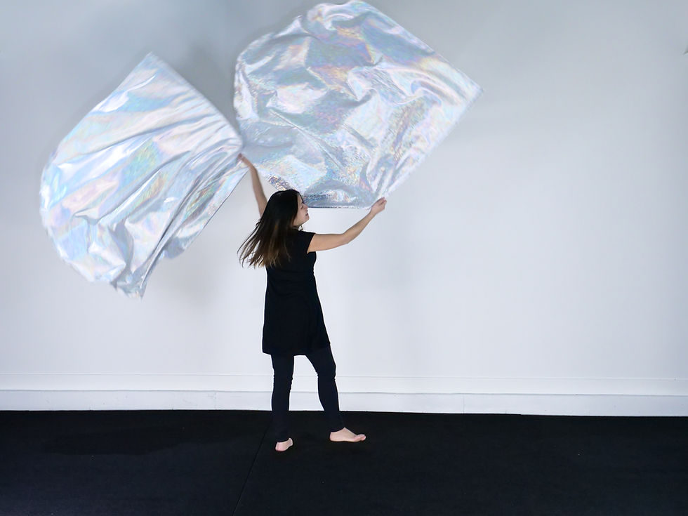 Thumbnail: Liquid Metal (Set of 2 Flags) - Starlight Silver
