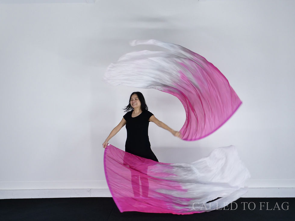 Thumbnail: Revealer // (ML) Silk Flags (Set of 2) Pre-Made