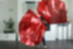 Thumbnail: Liquid Metal (Set of 2 Flags) - Torch Red