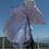 Thumbnail: Multi Triple Layer Worship Flag in movement